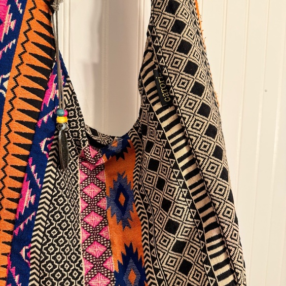 Catori Women’s Bohemian Multi-Color and Pattern Shoulder Bag - Picture 4 of 16